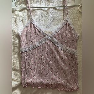 Wild Love Floral Pink Tank Top Kawaii Women’s Top